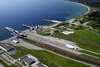 Luftaufnahme Fährhafen Mukran Foto Insel Rügen
